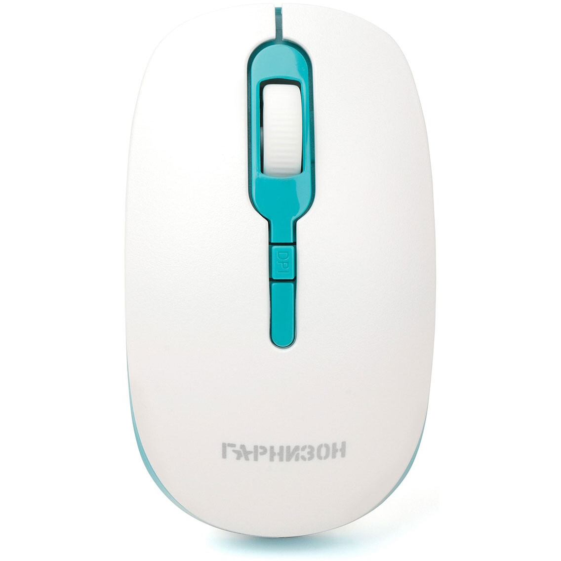 Мышь Гарнизон GMW-460-2 White/Turquoise - фото 2