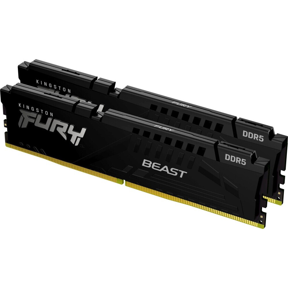 Оперативная память 16Gb DDR5 6000MHz Kingston Fury Beast (KF560C40BBK2-16) (2x8Gb KIT)