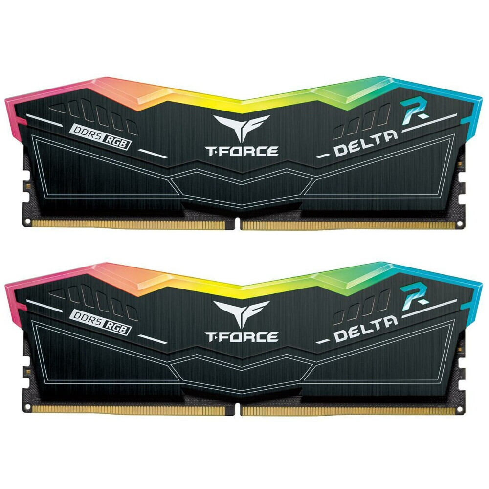 Оперативная память 64GB DDR5 6000MHz Team T-Force Delta RGB (FF3D564G6000HC38ADC01) (2x32GB KIT)