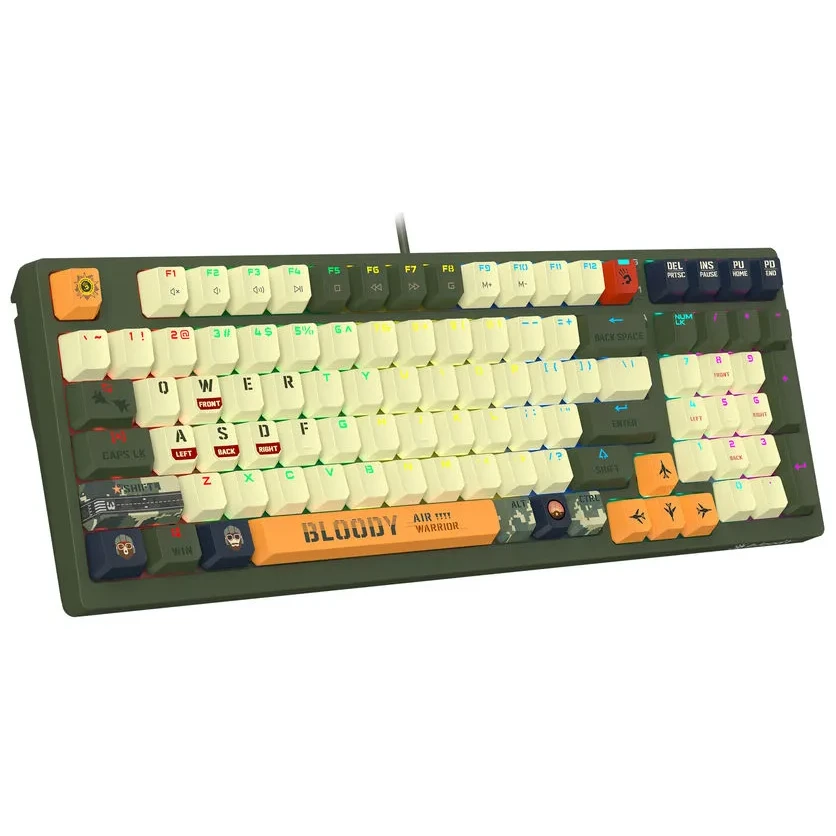 Клавиатура Bloody S98 Aviator Green - фото 2