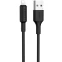 Кабель USB - Lightning, 1м, HOCO X25 Black (HC-80107) - 6957531080107