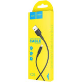 Кабель USB - Lightning, 1м, HOCO X25 Black (HC-80107) (6957531080107)