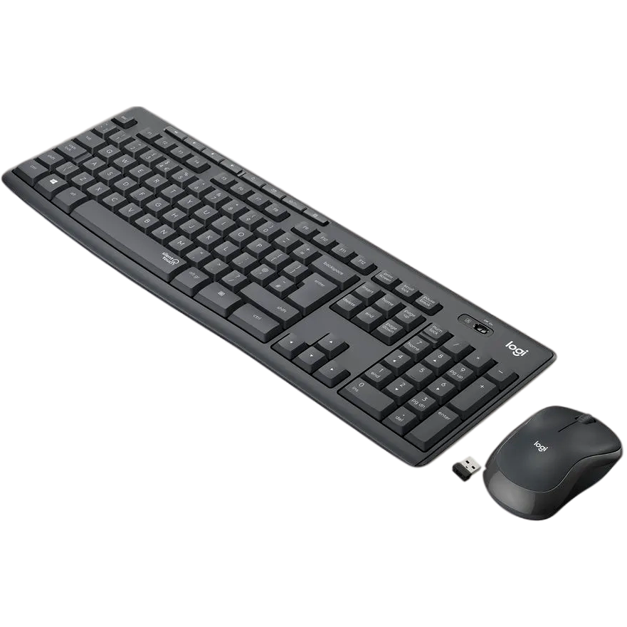 Клавиатура + мышь Logitech MK295 Silent Wireless Combo Graphite (920-009807/920-009800/920-009813)