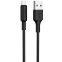 Кабель USB A (M) - microUSB B (M), 1м, HOCO X25 Black (HC-80121) - 6957531080121