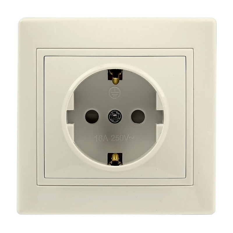 Электрическая розетка SmartBuy Венера SBE-01i-16-S1-Z-c