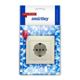 Электрическая розетка SmartBuy Венера SBE-01i-16-S1-Z-c