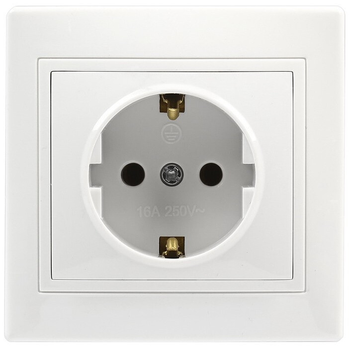 Электрическая розетка SmartBuy Венера SBE-01w-16-S1-Z-c - фото 2