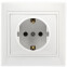 Электрическая розетка SmartBuy Венера SBE-01w-16-S1-Z-c - фото 2
