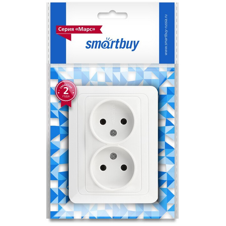 Электрическая розетка SmartBuy Марс SBE-02w-10-S2-N-c - фото 3