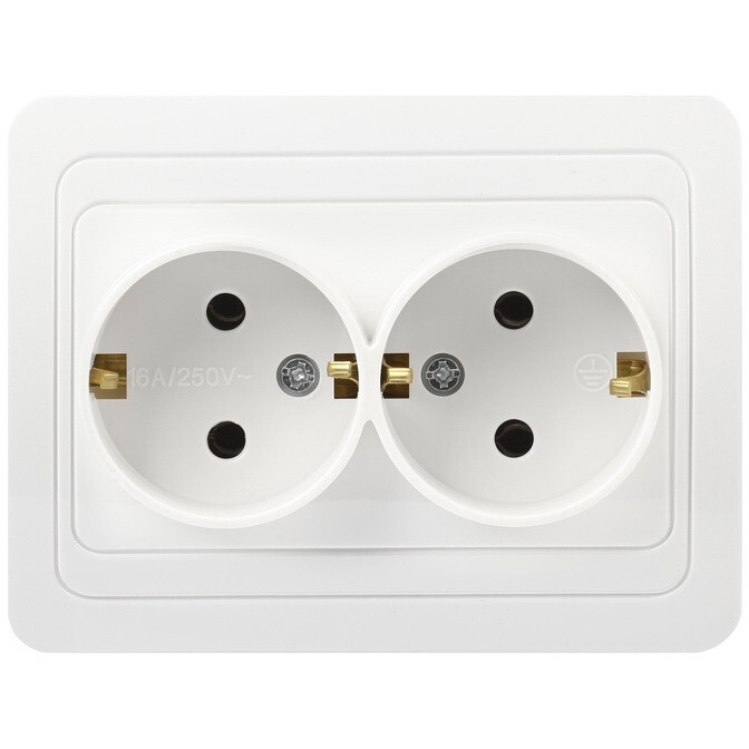 Электрическая розетка SmartBuy Марс SBE-02w-16-S2-Z-c - фото 2