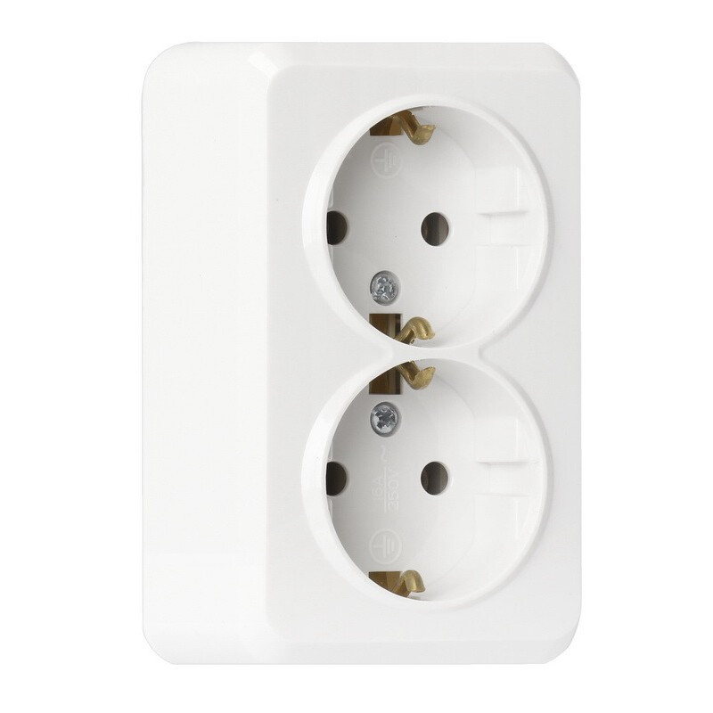 Электрическая розетка SmartBuy Юпитер SBE-03w-16-S2-Z