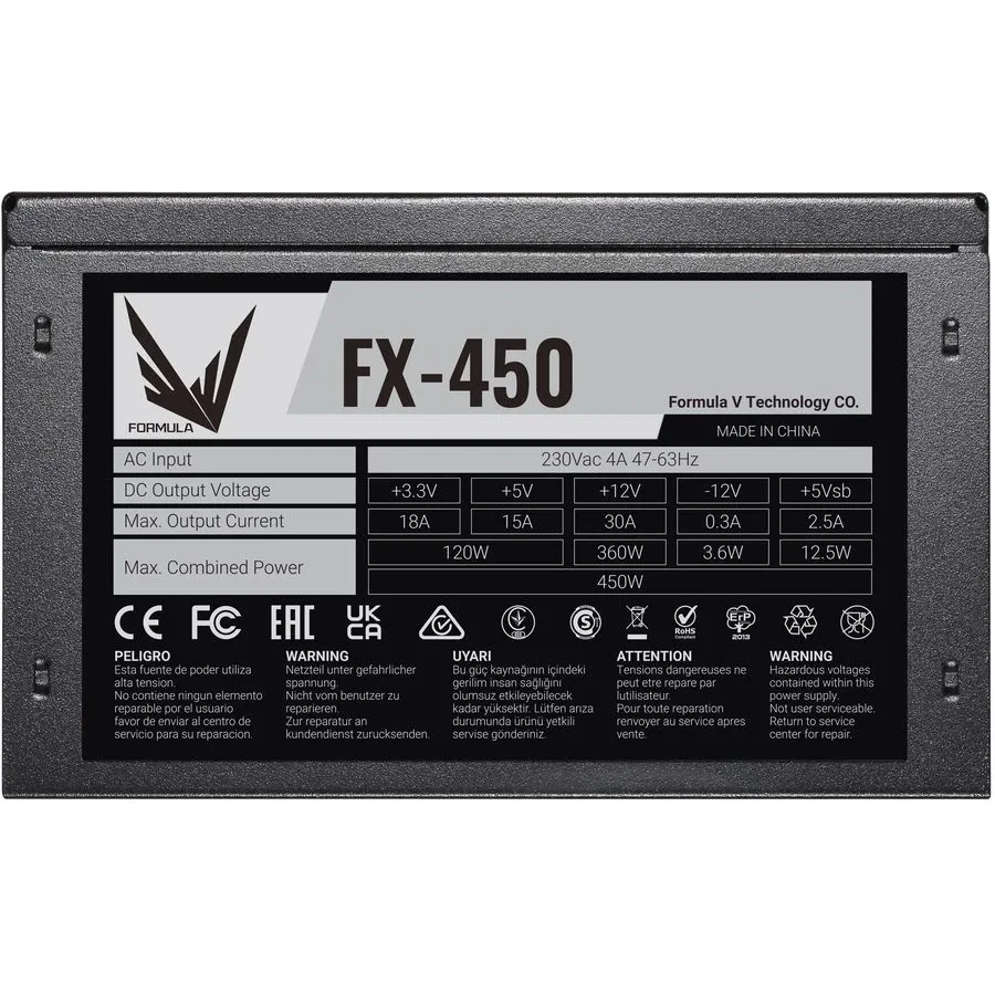 Блок питания 450W Formula FX-450 - фото 2