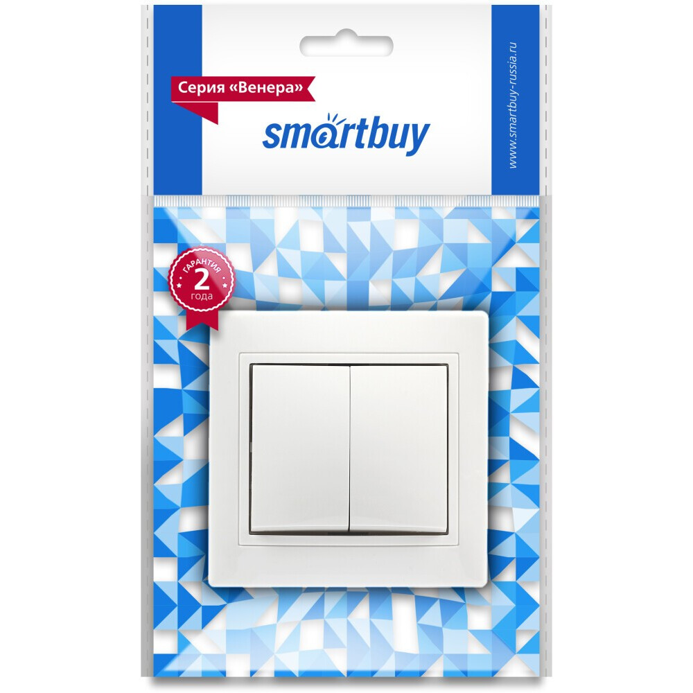 Выключатель SmartBuy Венера SBE-01w-10-SW2-0 - фото 3