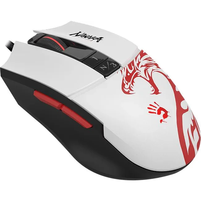 Мышь Bloody L65 Max Naraka White/Black - фото 2
