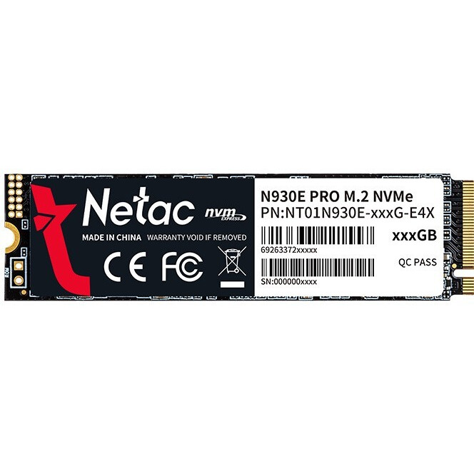 Накопитель SSD 512Gb Netac N930E Pro (NT01N930E-512G-E4X) OEM - NT01N930E-512G-E4X(N)