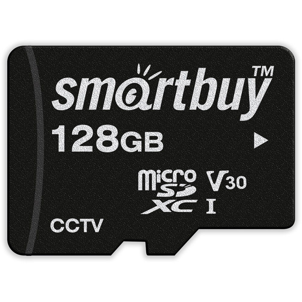 Карта памяти 128GB MicroSD SmartBuy + SD адаптер (SB128GBSDCCTV) - фото 2