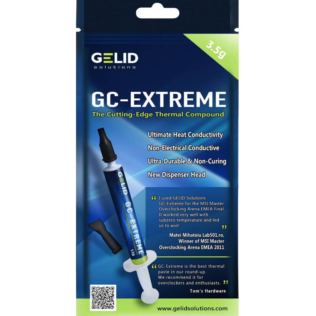 Термопаста GELID GC-Extreme (3.5 г) - TC-GC-03-А - фото 3
