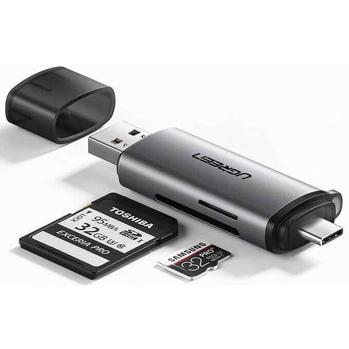 Кардридер UGREEN CM185 Space Grey - 50706 - фото 4