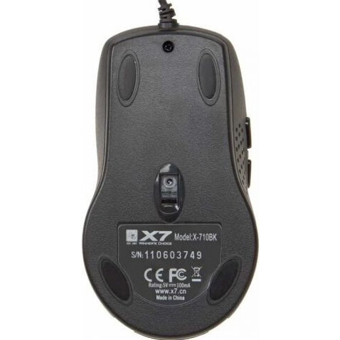 Мышь + коврик A4Tech X-7120 Black - X-710BK+X7-200MP - фото 6