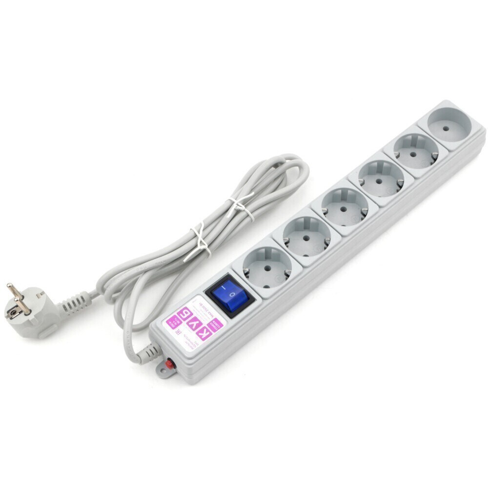 Сетевой фильтр Power Cube SPG6-16-1.9М Grey - SPG6-16-1,9М