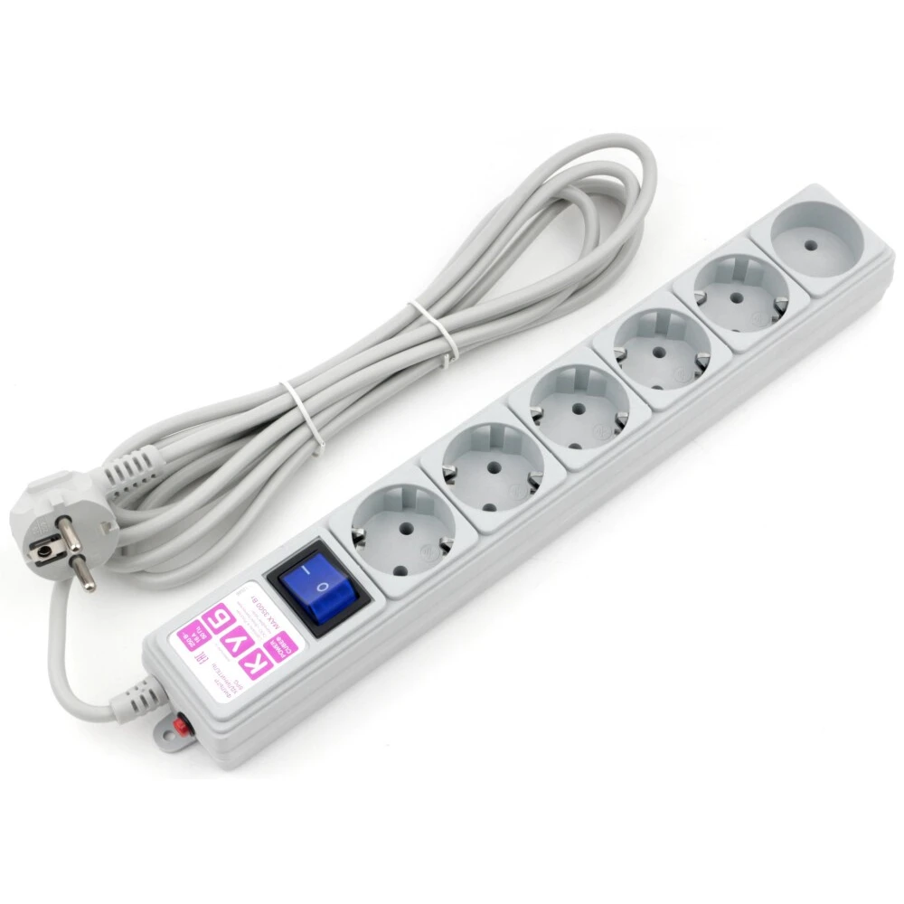 Сетевой фильтр Power Cube SPG6-16-3М Grey