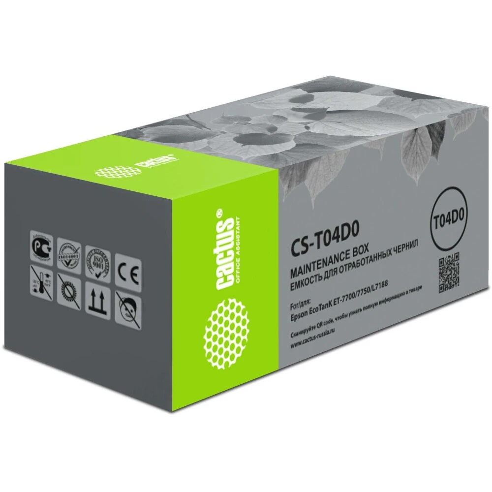 Ёмкость для отработанных чернил Cactus CS-T04D0
