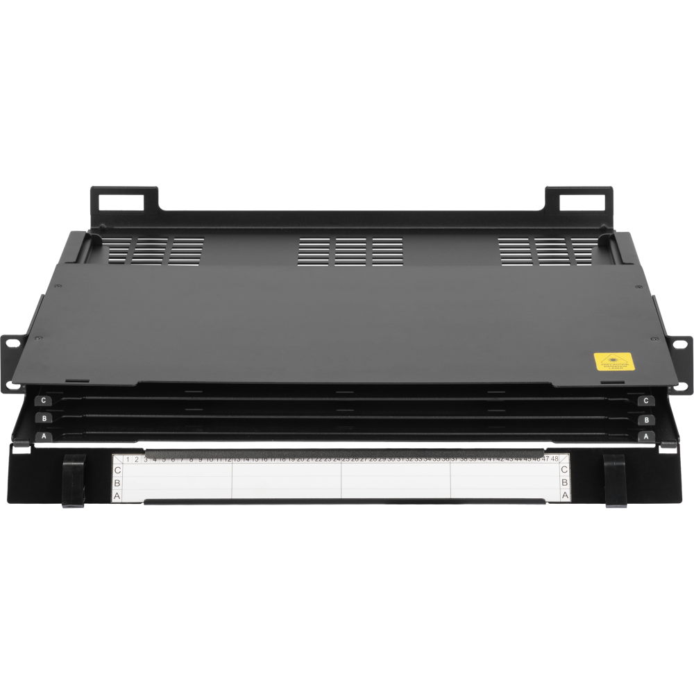 Оптический кросс NIKOMAX NMF-RP12-BLANK-CT-MTP-1U-BK - фото 5