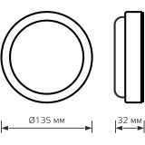 Светильник Gauss 193411212-S