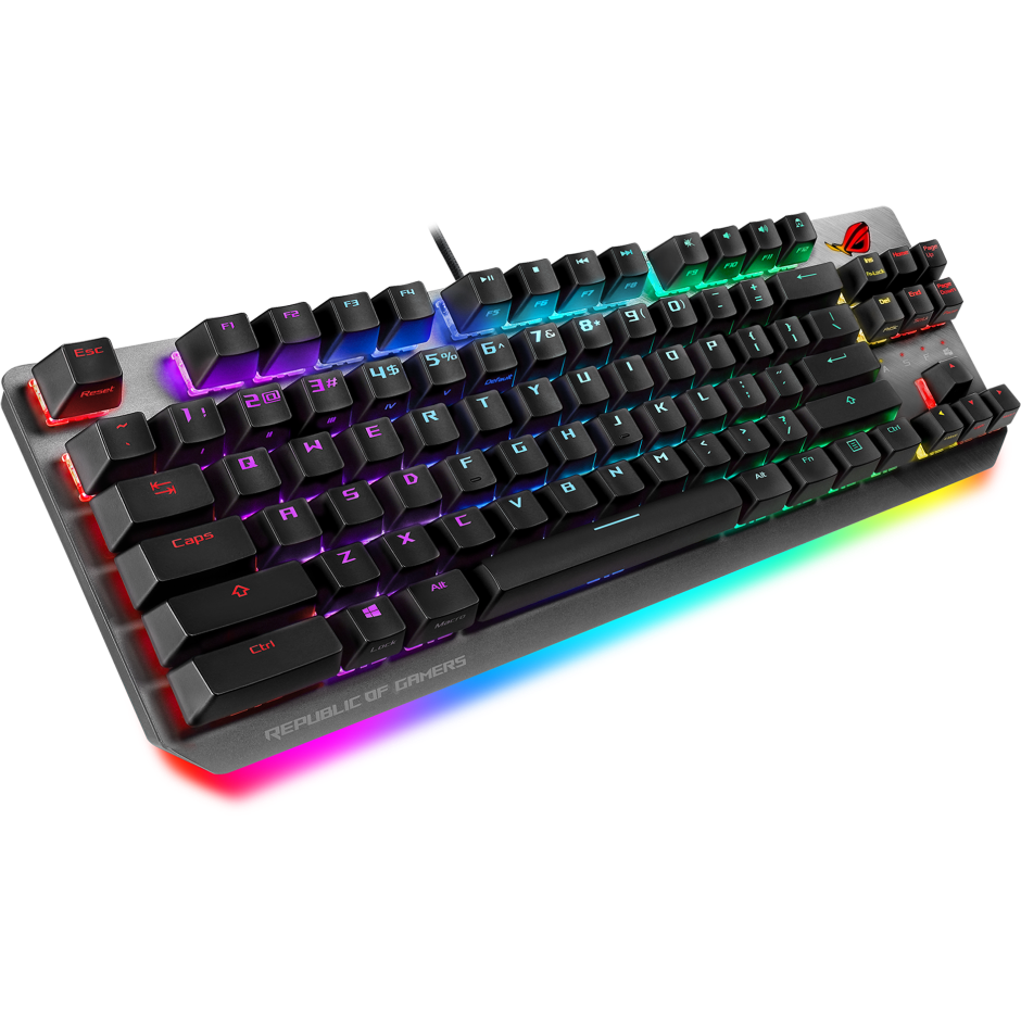 Клавиатура ASUS ROG Strix Scope NX TKL (ROG NX Red) - 90MP00N6-BKRA00 - фото 3