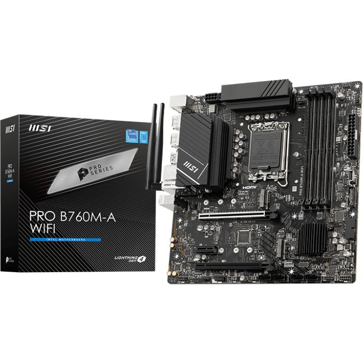 Материнская плата MSI PRO B760M-A WIFI - фото 5