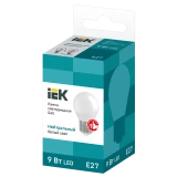Светодиодная лампочка IEK LLE-G45-9-230-40-E27 (9 Вт, E27)