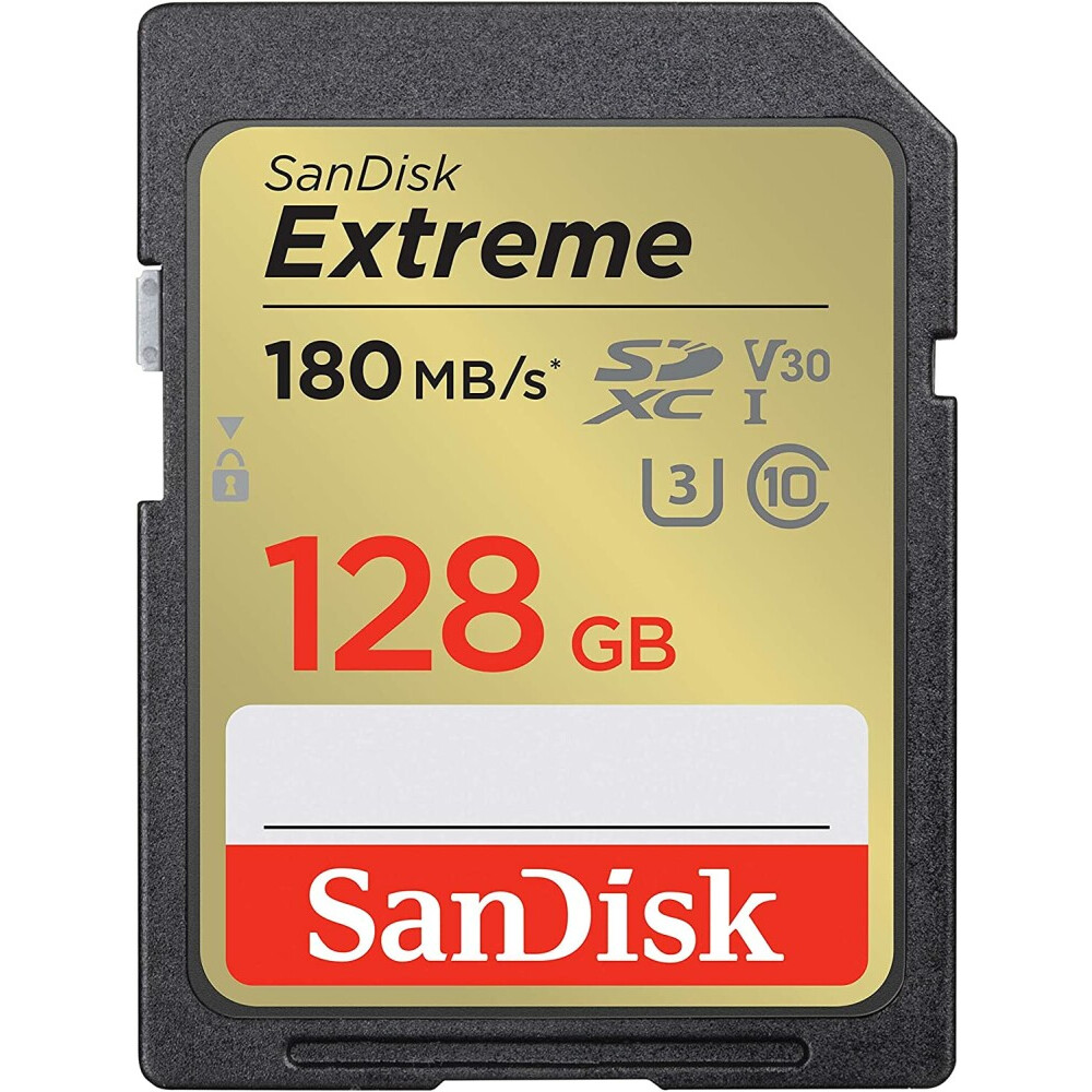 Карта памяти 128GB SD SanDisk Extreme (SDSDXVA-128G-GNCIN)