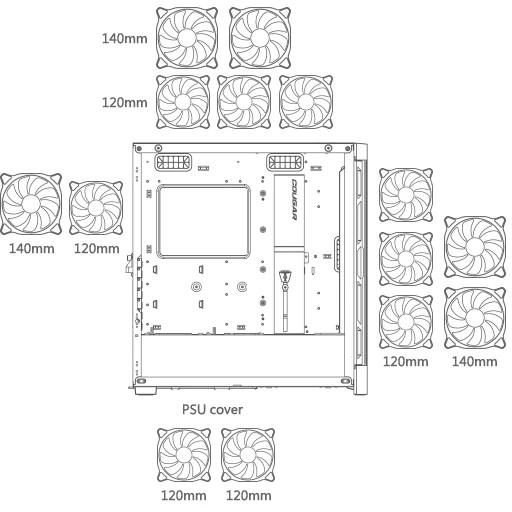 Корпус Cougar Airface Pro RGB Black - фото 12