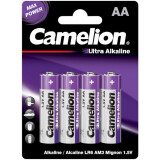 Батарейка Camelion Ultra LR6-BP4UT (AA, Alkaline, 4 шт) (14984)