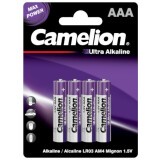 Батарейка Camelion Ultra LR03-BP4UT (AAA, Alkaline, 4 шт) (14985)