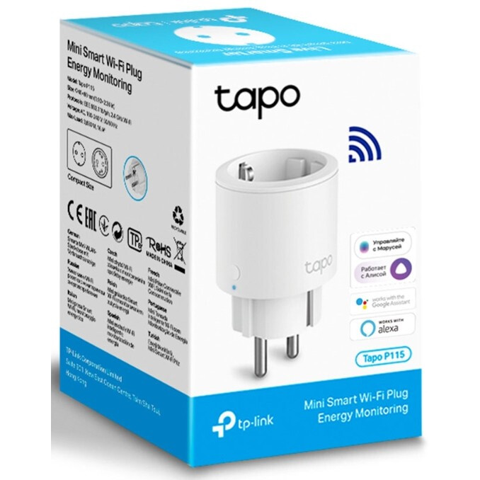 Умная розетка TP-Link Tapo P115 (1 шт.) - Tapo P115(1-pack) - фото 3