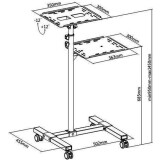 Проекционный столик FIX TS-8 Black