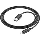 Кабель USB A (M) - microUSB B (M), 1м, HOCO X88 Black (HC-83325) (6931474783325)