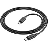 Кабель USB Type-C - USB Type-C, 1м, HOCO X88 Black (HC-83363) (6931474783363)