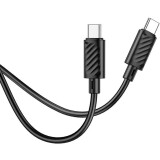Кабель USB Type-C - USB Type-C, 1м, HOCO X88 Black (HC-83363) (6931474783363)