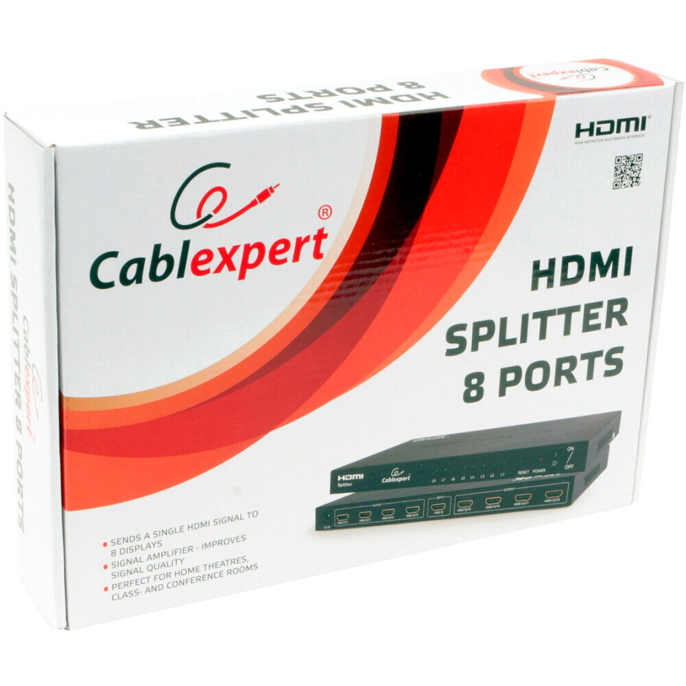 Разветвитель HDMI Gembird DSP-8PH4-03 - фото 4