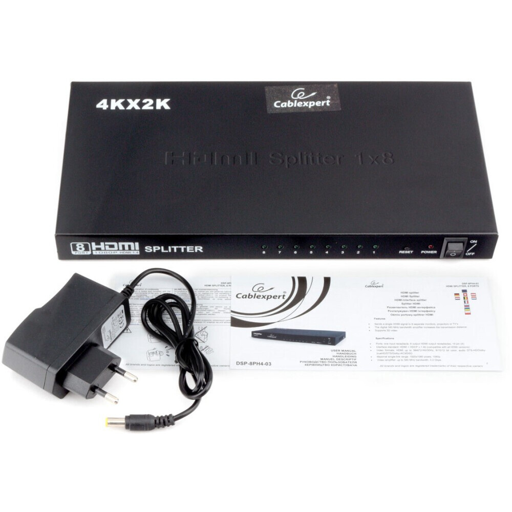 Разветвитель HDMI Gembird DSP-8PH4-03 - фото 3