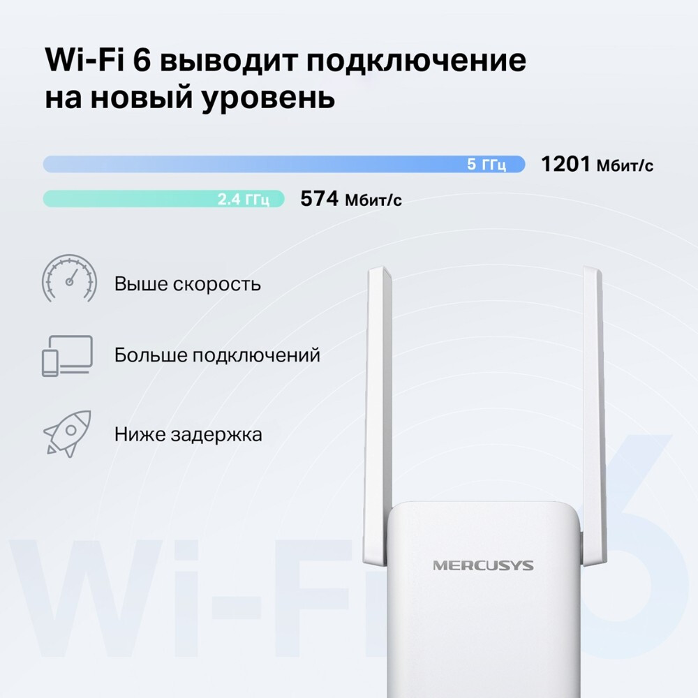 Wi-Fi усилитель (репитер) Mercusys ME70X - фото 3