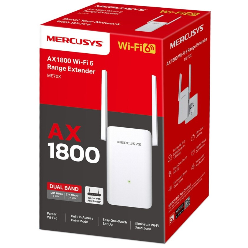 Wi-Fi усилитель (репитер) Mercusys ME70X - фото 4