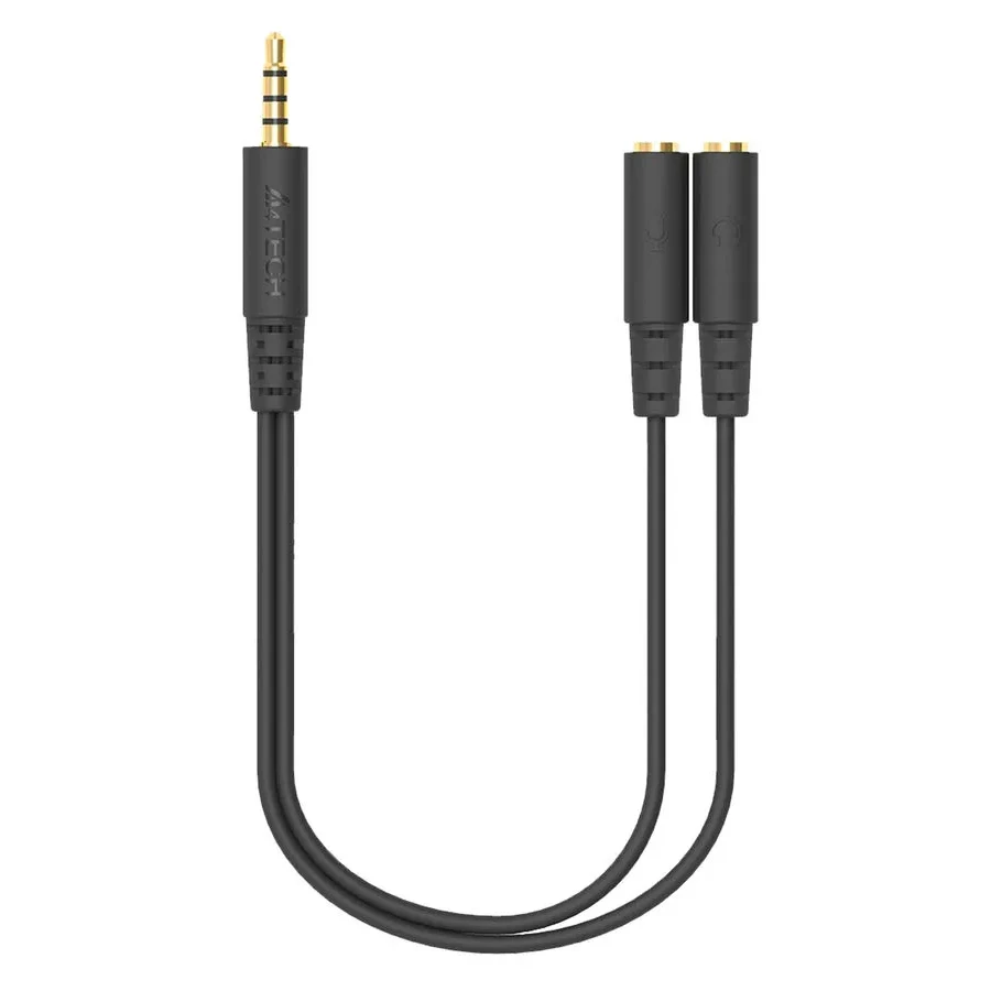 Разветвитель 3.5 Jack (M) - 2x 3.5 Jack (F), A4Tech AD-3P