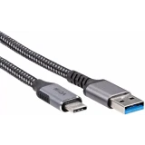 Кабель USB - USB Type-C, 2м, VCOM CU401M-2M