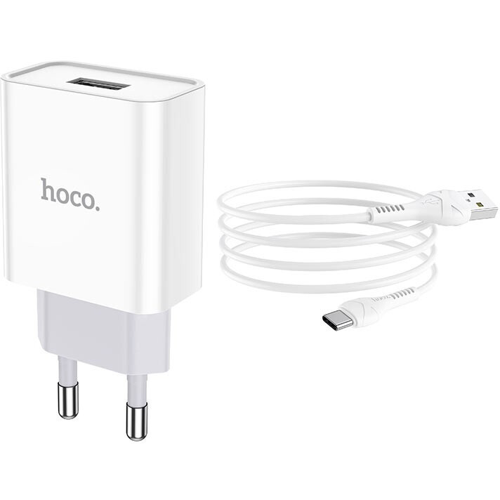 Сетевое зарядное устройство HOCO C81A White (HC-27961)