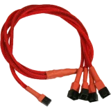 Разветвитель 3-pin - 4x 3-pin, Nanoxia NX34A60R Red