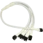 Разветвитель 3-pin - 4x 3-pin, Nanoxia NX34A30W White