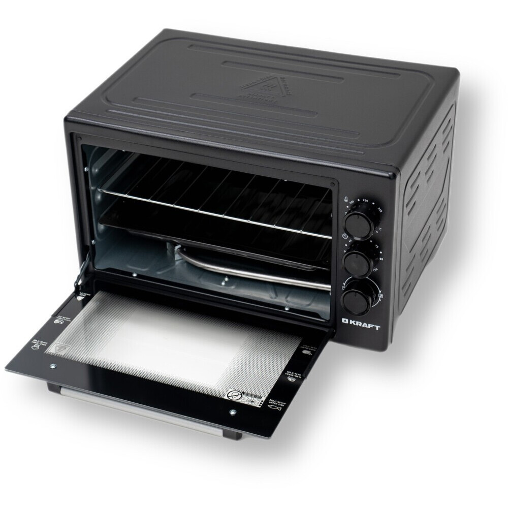Мини-печь KRAFT KF-MO 3200 Black - KF-MO 3200 BL - фото 2